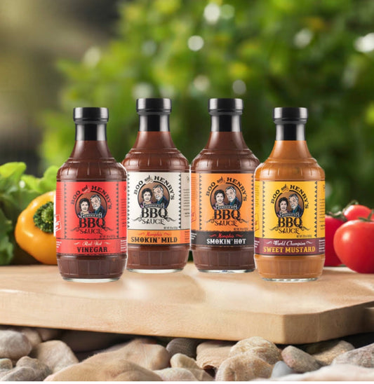 Variety BBQ Sauce 4-Pack - Boo and Henry's BBQ® Products & Restaurant