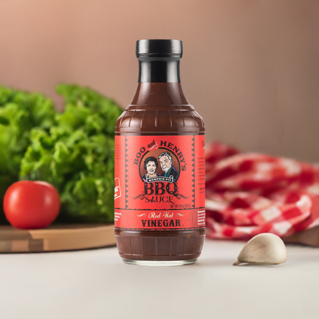 Red Hot Vinegar BBQ Sauce 4-Pack