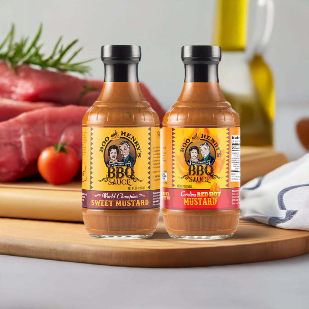 Mustard BBQ Sauce Variety 2-Pack